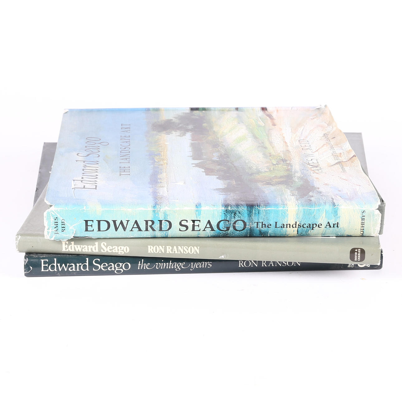 THREE EDWARD SEAGO ART BOOKS.