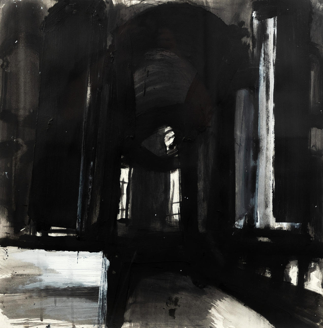 WOLFRAM EBERSBACH (GEB. 1943). Nicolaikirche III.