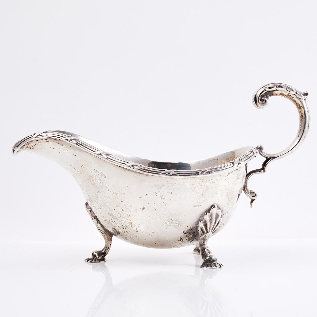 John Round sovsekande, sølv, England, Sheffield 1839.