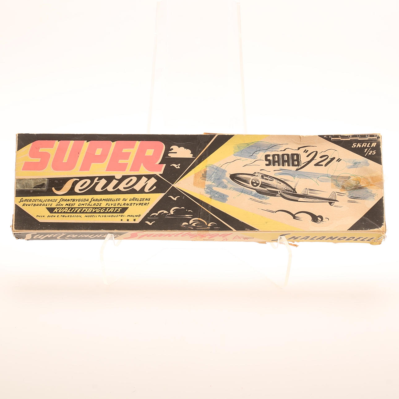 BYGGSATS, superserien, SAAB J 21.