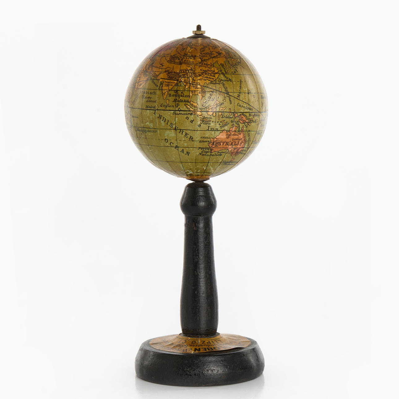 JORDGLOB, 1800-tal, Jul Heymann, Leipzig.