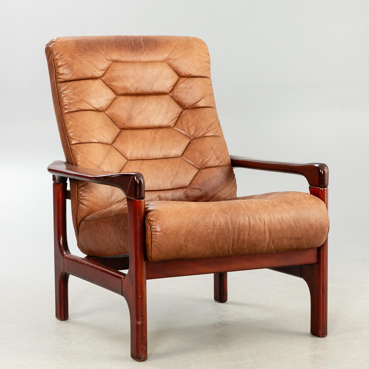 Lænestol, højrygget stol, 1960'erne.