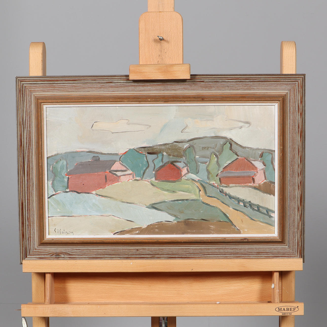 GUNNAR ERIXON. OIL ON CANVAS, signed.