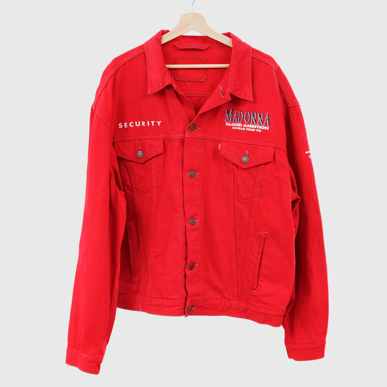 JACKET. Security, Madonna's “Blonde Ambition” 1990.