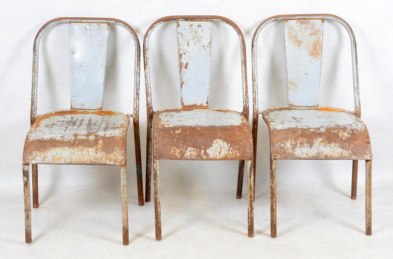 STOLAR, 3-stycken, plåt, industridesign, 1900-talets första hälft.