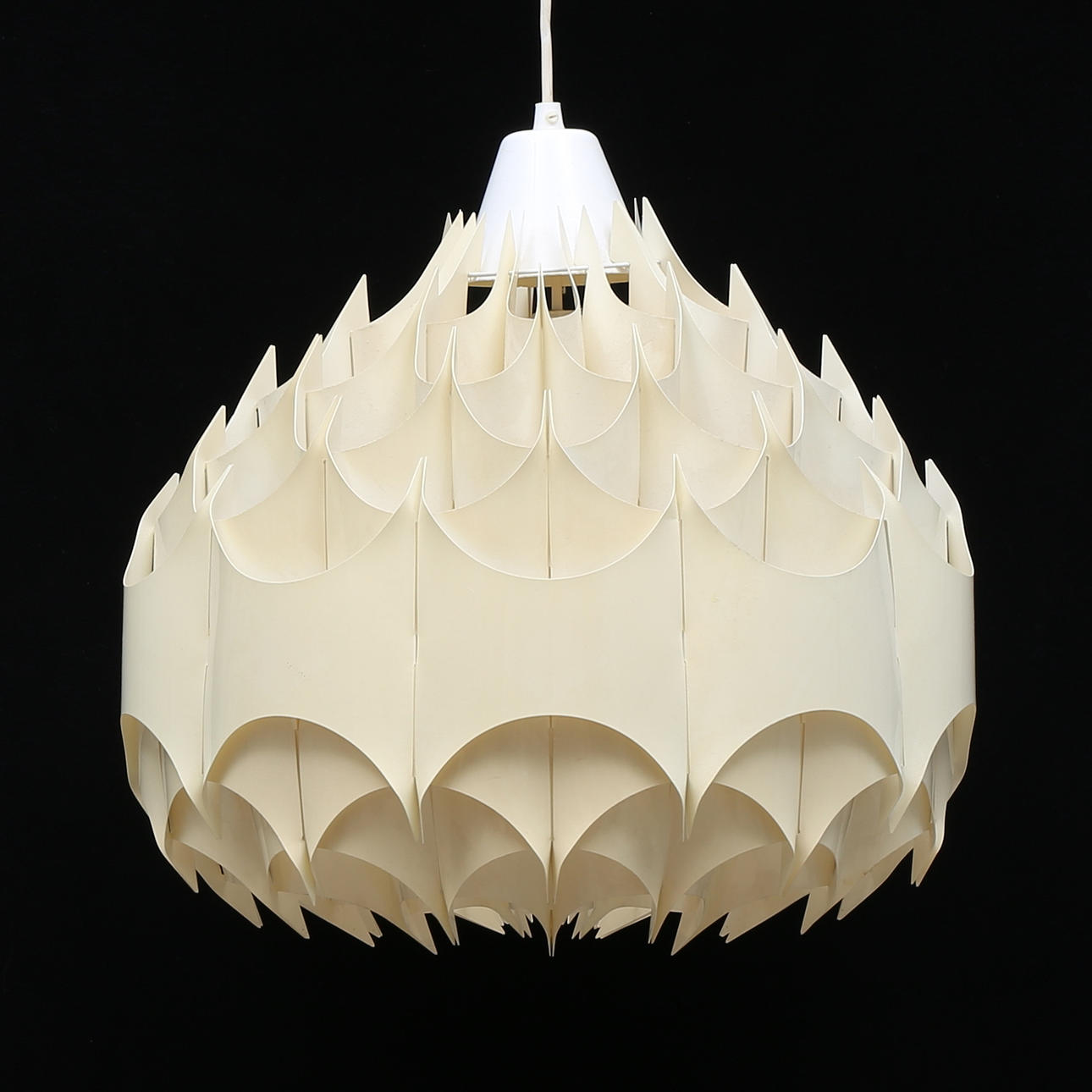 TAKLAMPA, "Rythmic", Havlova Milanda för Vest Leuchten, Österrike, formgiven 1969.