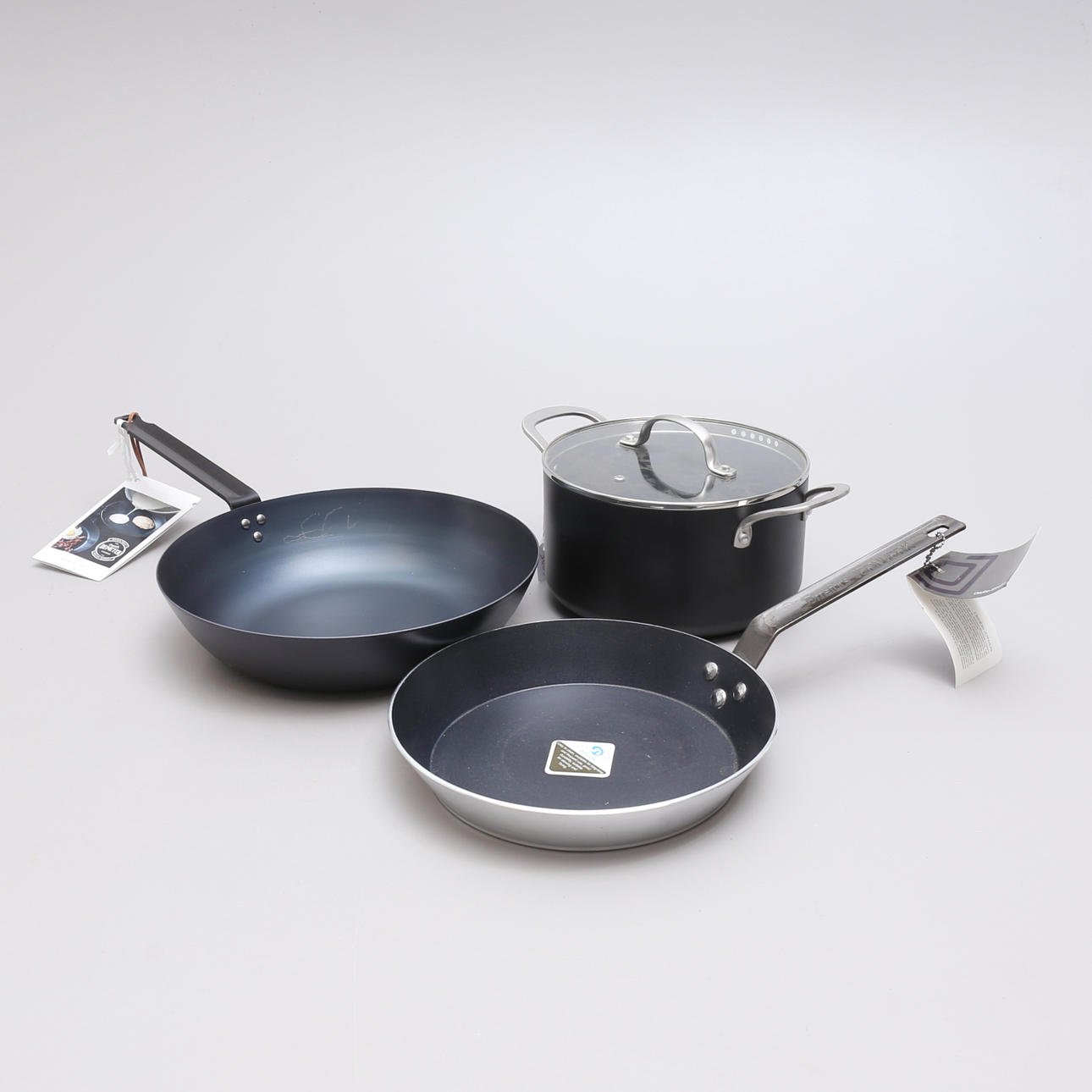 GRYDE OG STEGEPANDER, Vin/Orrefors Jernværk.