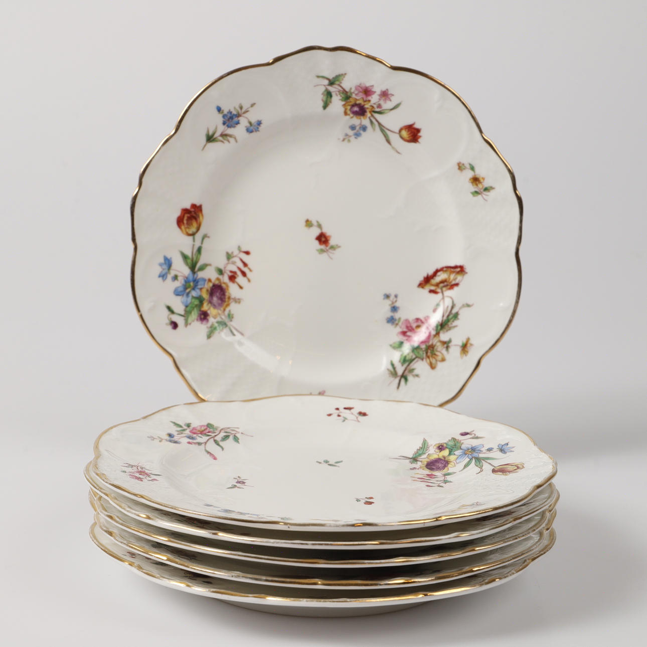 DISHES, 6 pieces, Porcelain, Rörstrand.