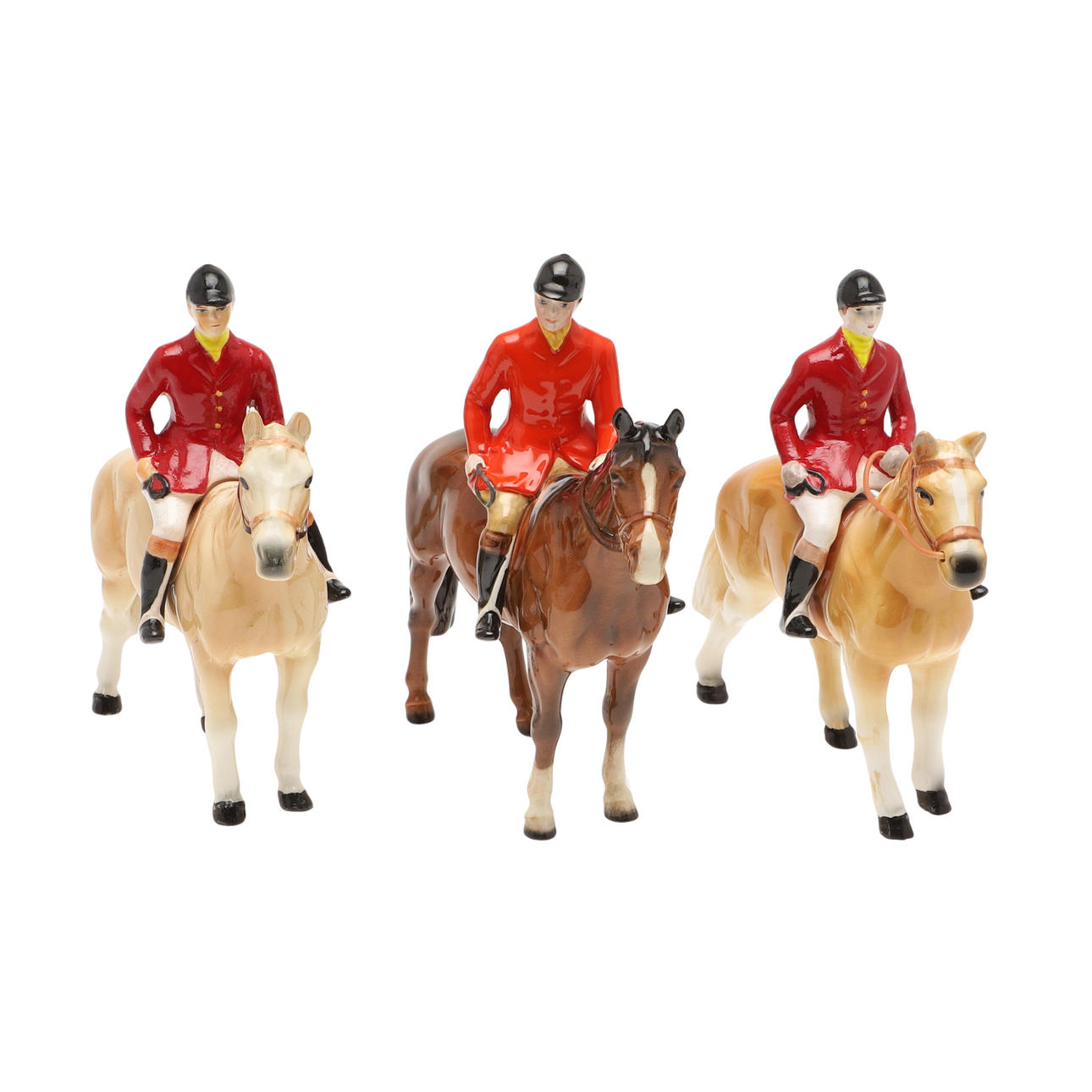 BESWICK HUNTSMAN & TWO OTHER HUNTSMAN.