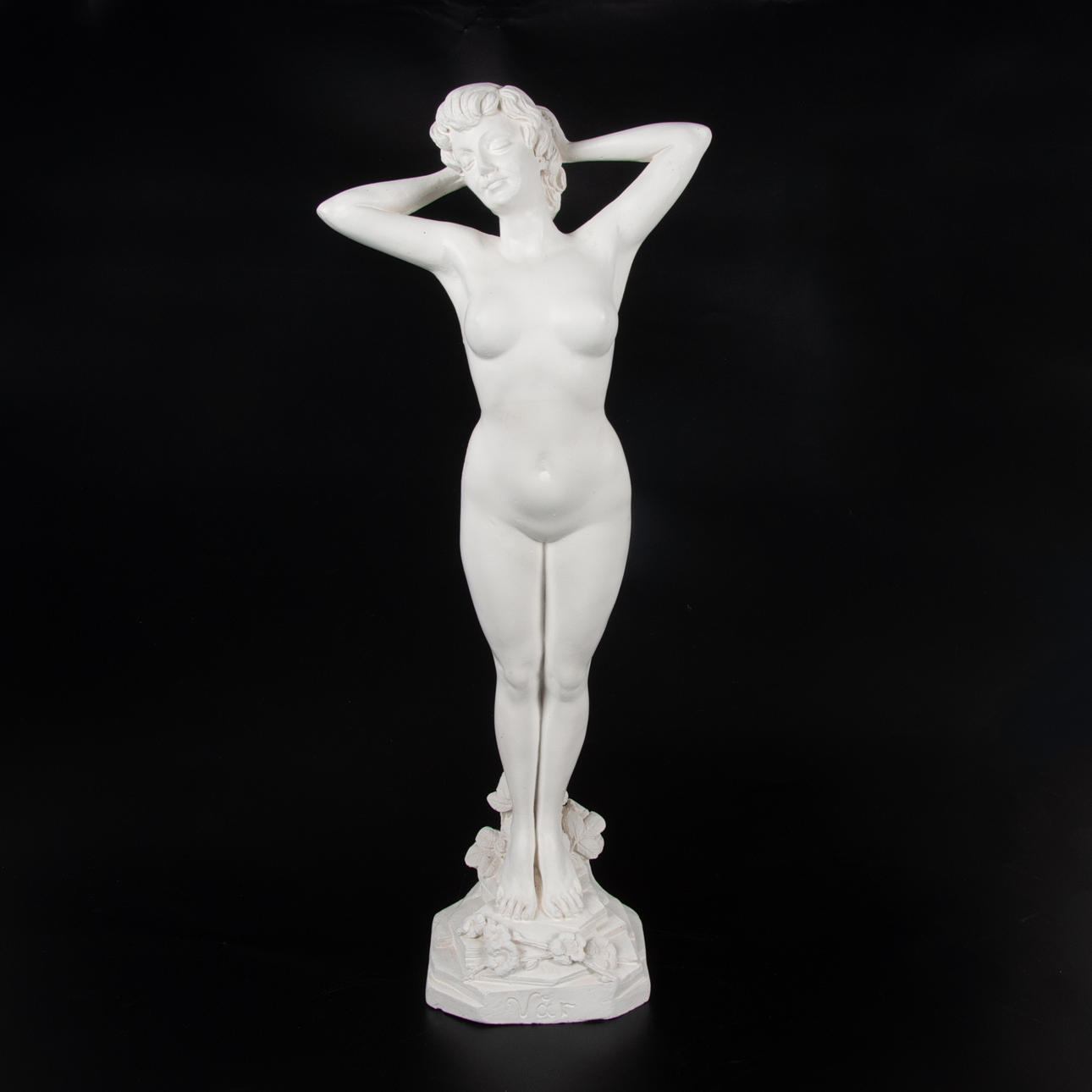 SKULPTUR, gips "Vår".