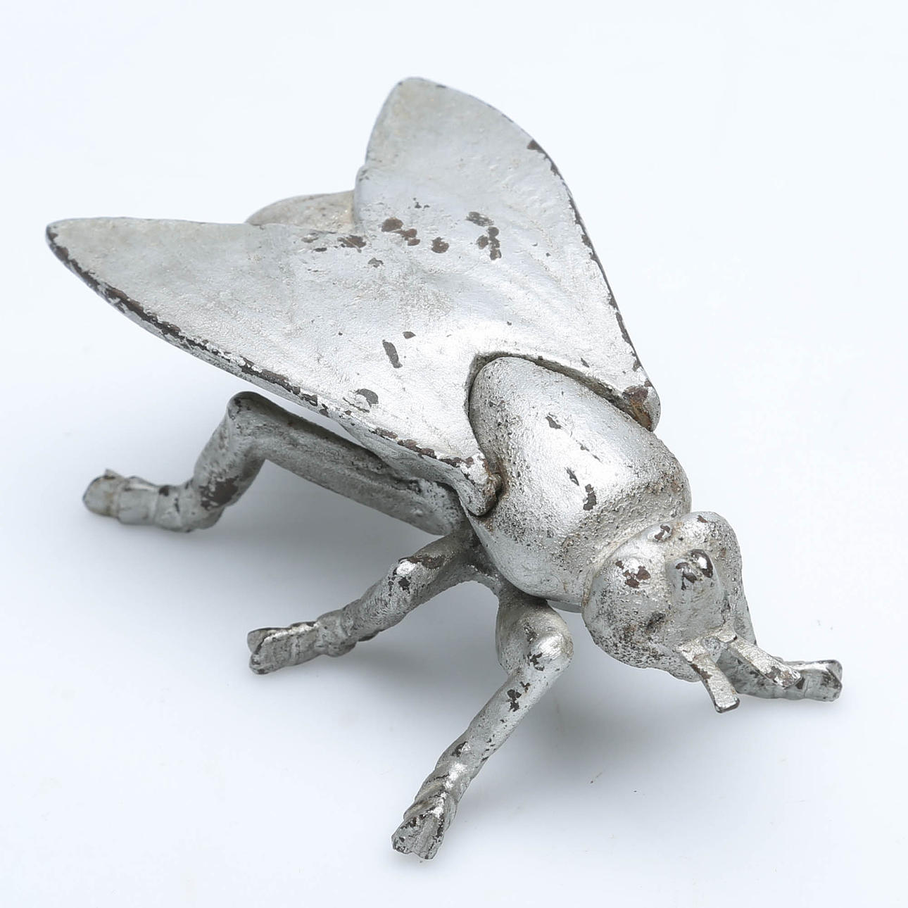 METALLFIGUR, FLIEGE, EISEN.