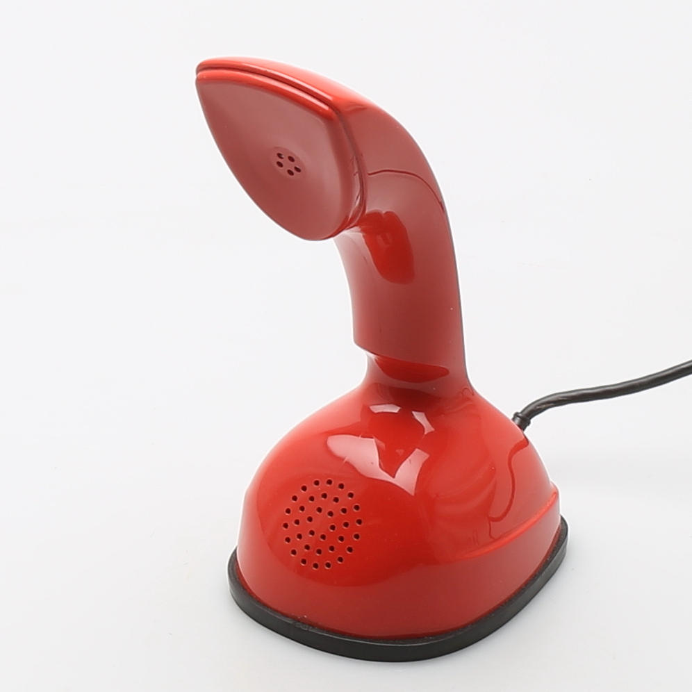 TELEFON, plast, "Kobra/Ericofon", Hugo Blomberg, Ralph Lysell och Gösta Thames, LM Ericsson, 1900-talets mitt.