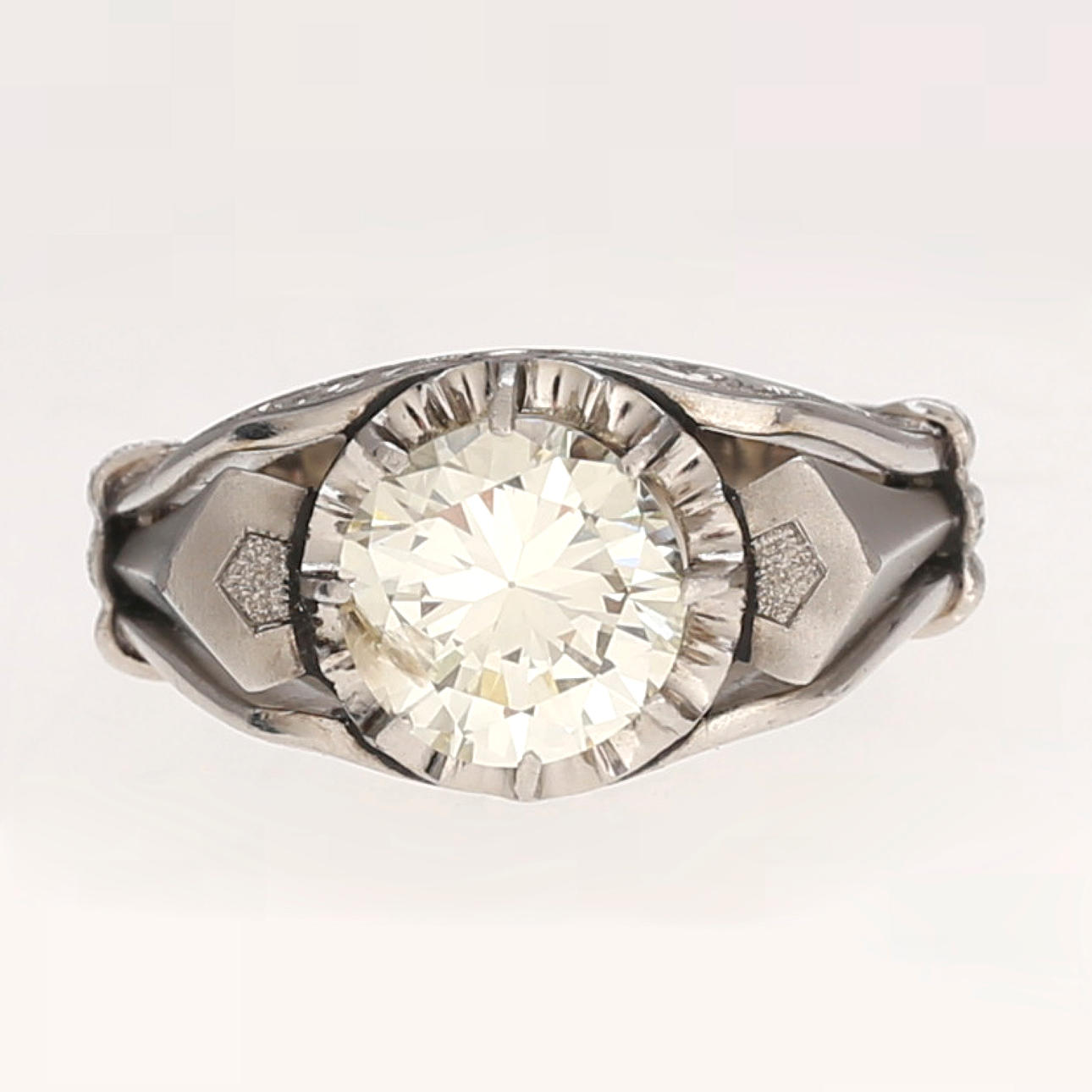 Solitaire ring, circa 1930 - 1940.