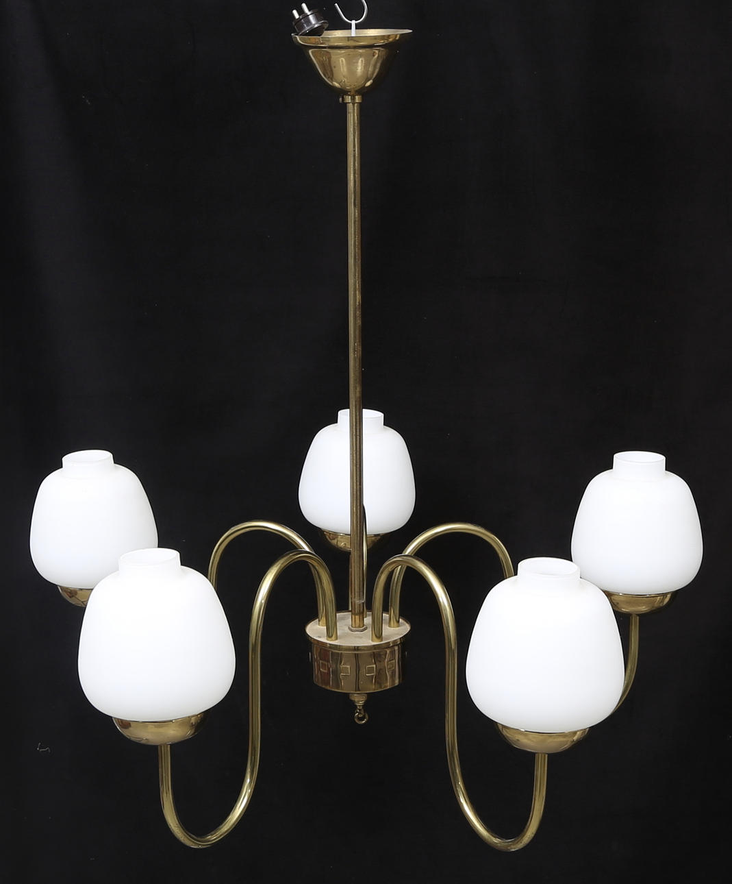 TAKLAMPA, 1940-tal, höjd 75 cm.