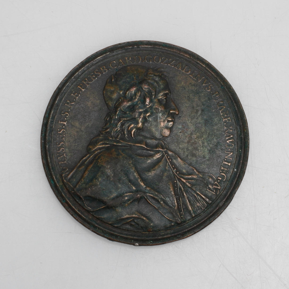 MÜNZE, Bronze, Vatikan, 18. Jahrhundert.