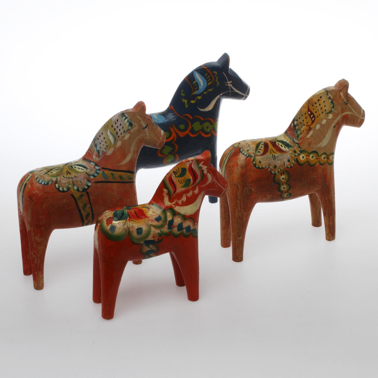 DALAHÄSTAR, 4 st, 1900-tal.