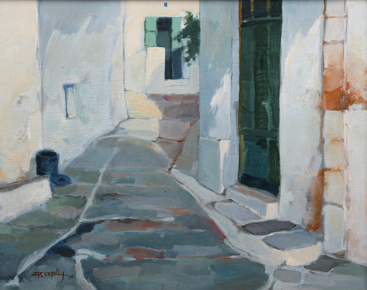 PERE SOLANILLA. Calle de Cadaqués.