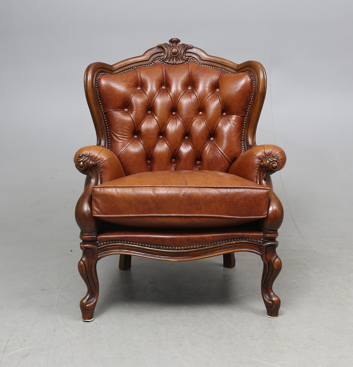 FÅTÖL, rokokostil, 1900-tal.