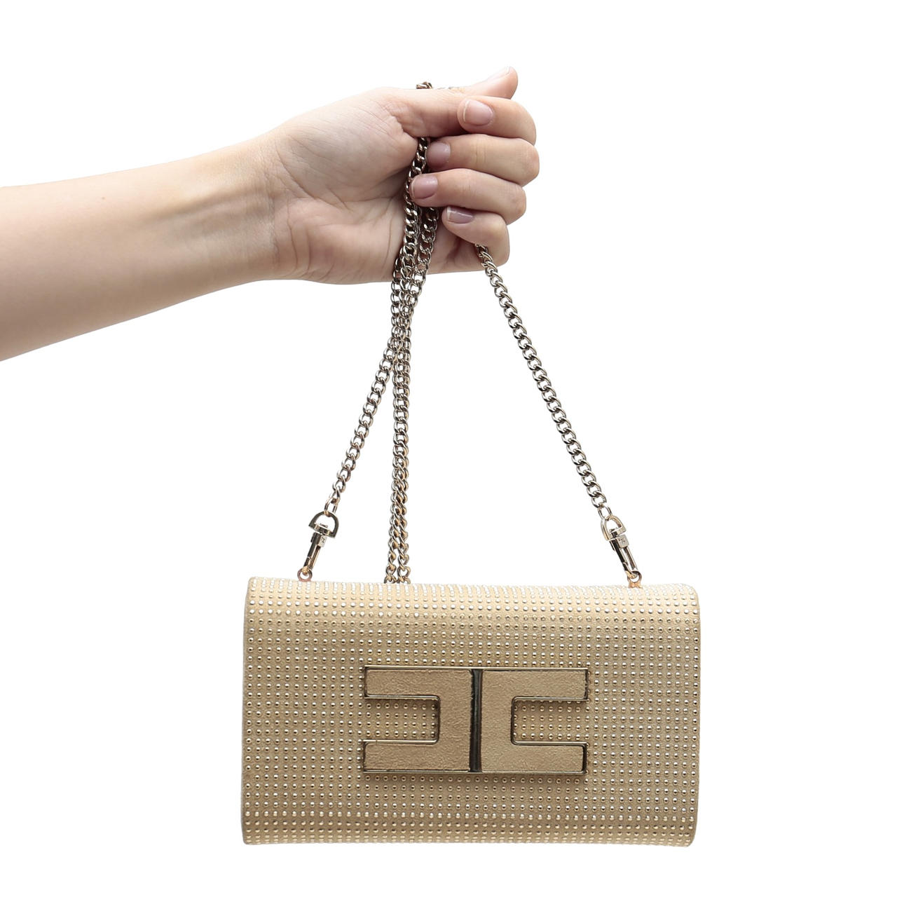 ELISABETTA FRANCHI. Clutch bag.
