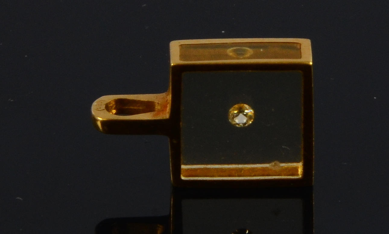 DIAMANTHÄNGE, 18K.