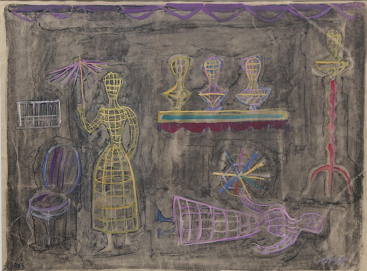 ALFRED OPISSO. Schaufensterpuppen.