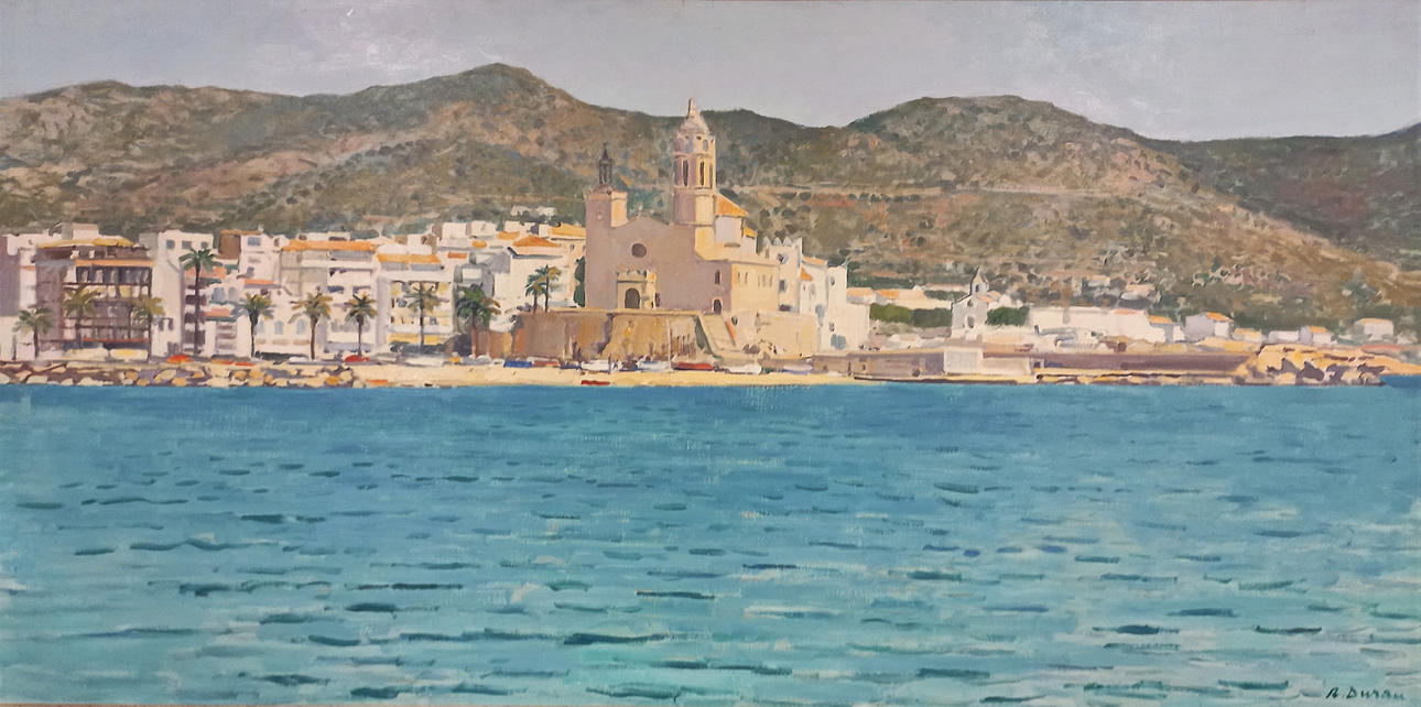 RAFAEL DURAN. Vista de Sitges.