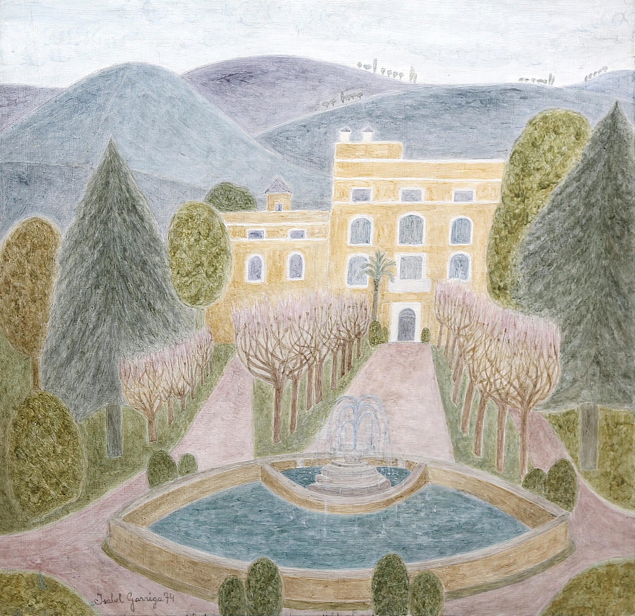 ISABEL GARRIGA. "Jardins de Pedralbes".