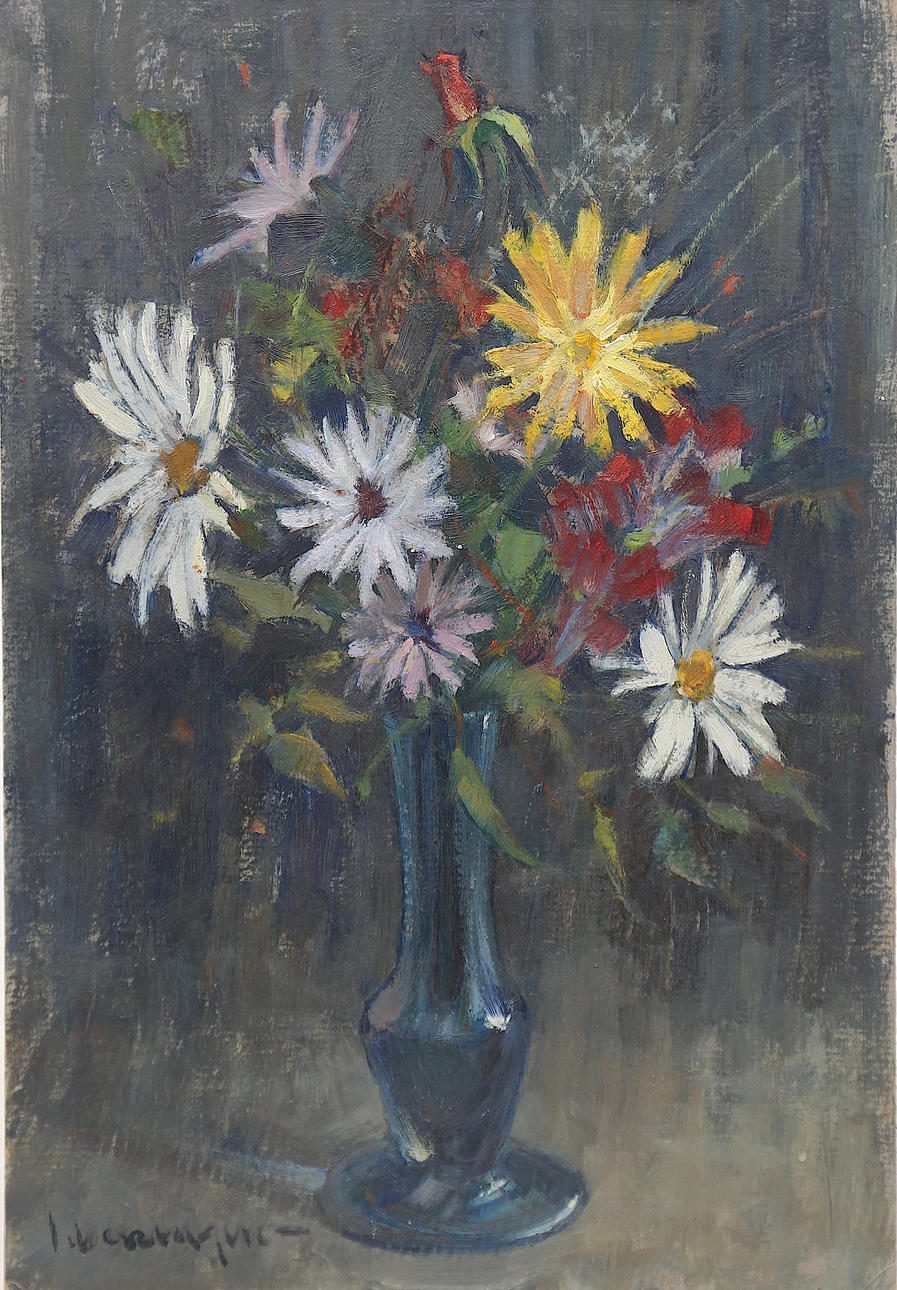 JOSEP VERDAGUER. Flowers vase.