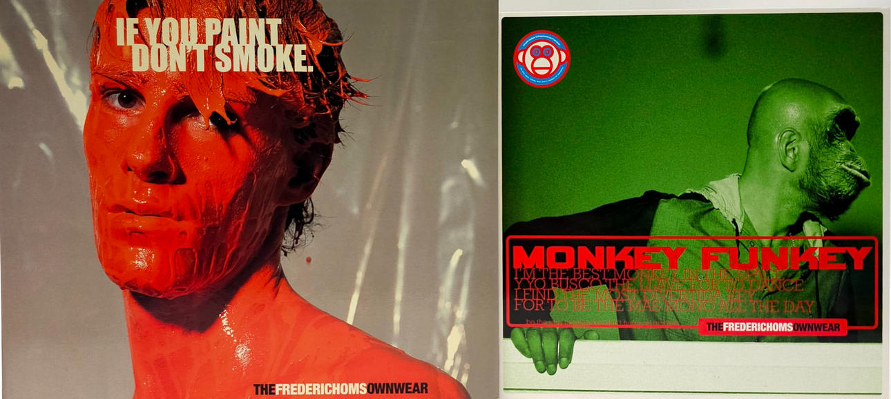 ZWEI „MONKEY FUNKEY“ -POSTER. THE FREDERIC HOMS BADEMODE“ 90ER.