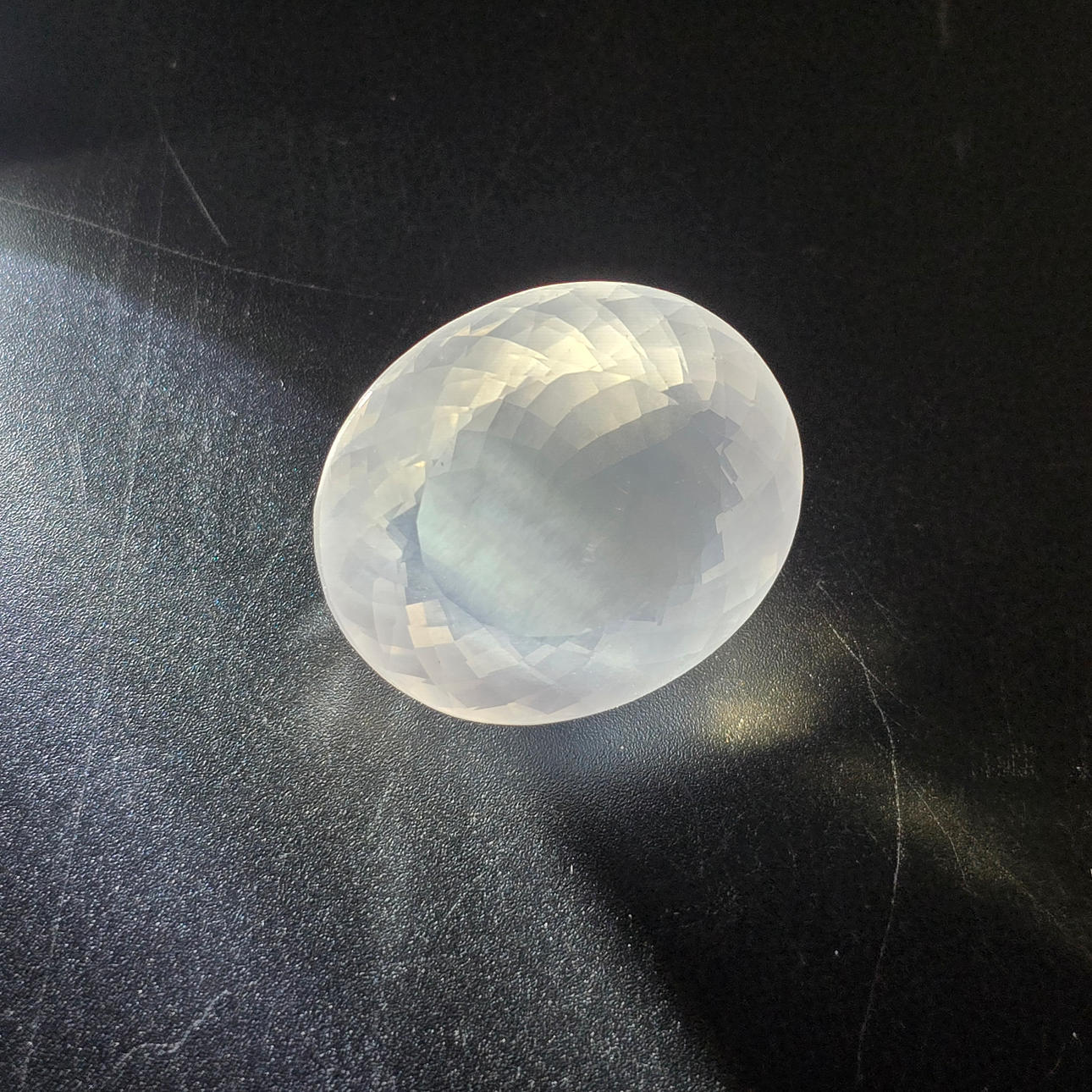 - 58.24ct Rose Quartz GFCO Swiss Certified.