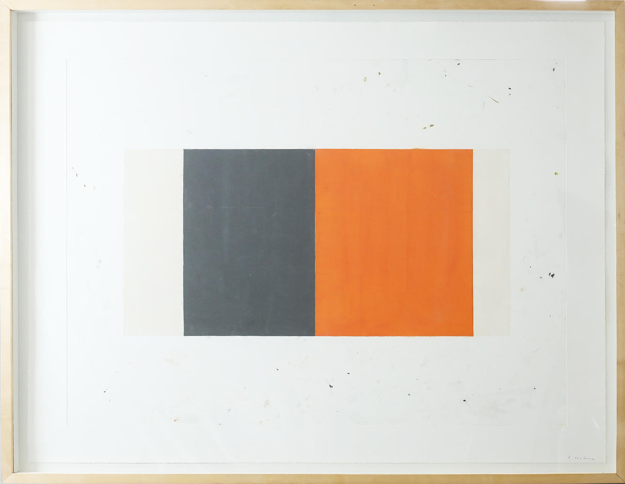 PETER HAHNE (FÖDD 1955). "Bild II", etsning.