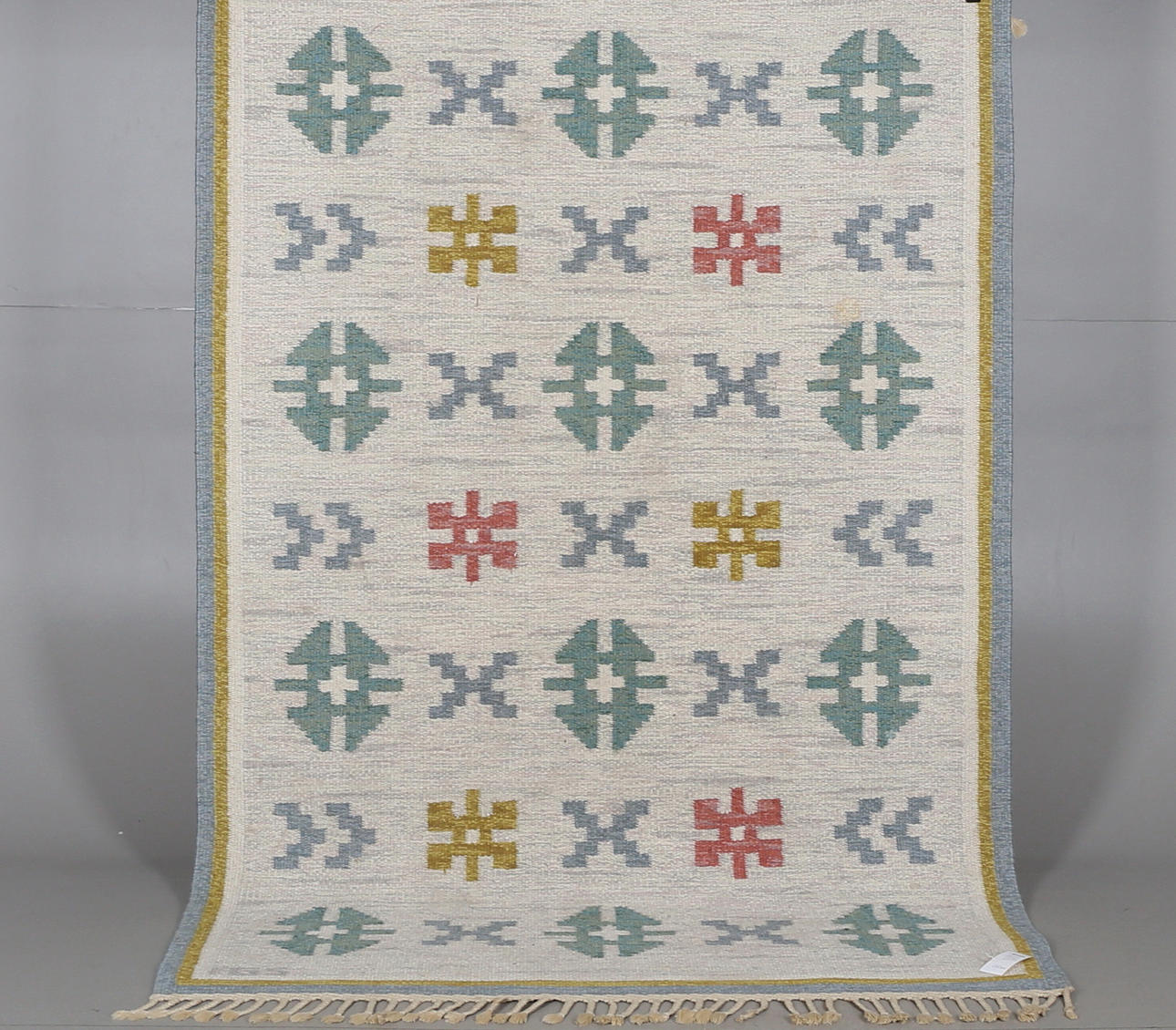 ANNA-GRETA SJÖQVIST. MATTA, rölakan, monogramsignerad A G S, 207 x 139 cm.