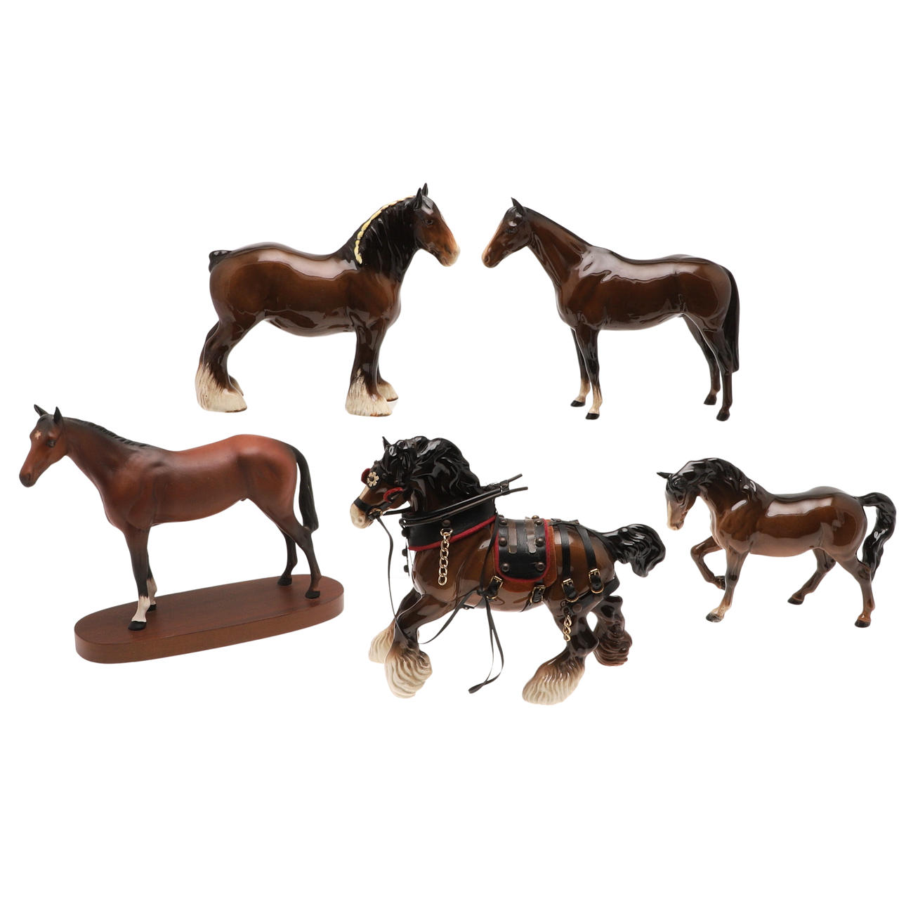 BESWICK & ROYAL DOULTON HORSES.