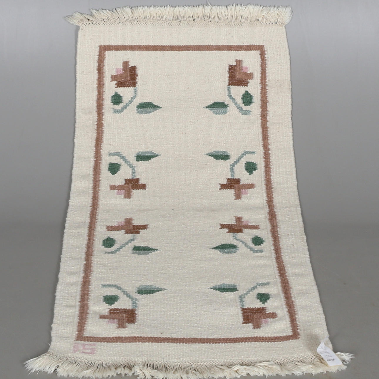 INGEGERD SILOW. MATTA, rölakan, monogramsignerad I S, 122 x 63 cm.