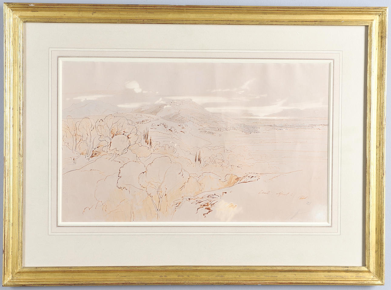 EDWARD LEAR (1812-1888). ZANTE.