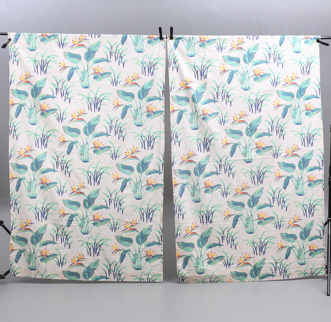 GARDINLÄNGDER, ett par, Strömma Tyger.