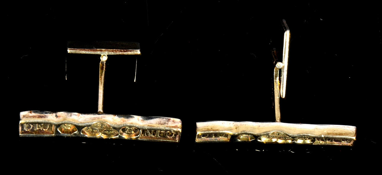 MANSCHETTKNAPPAR, silver, Owe Johansson, 1977.