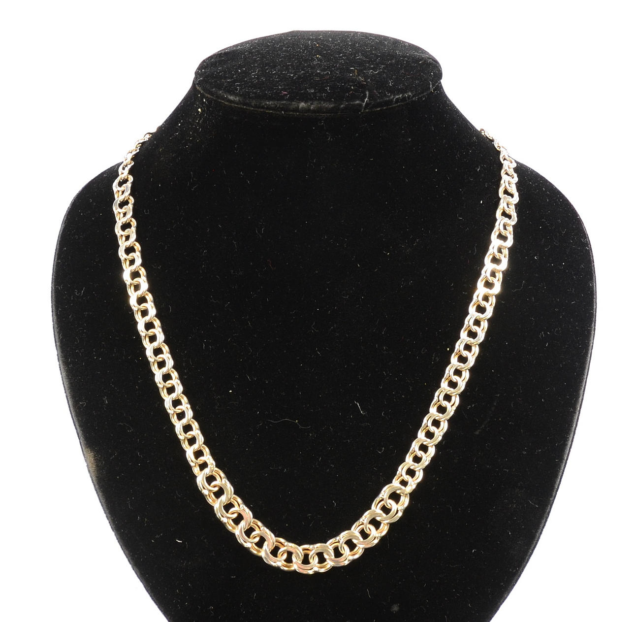 HALSBAND, sterlingsilver, doserad Bismark.