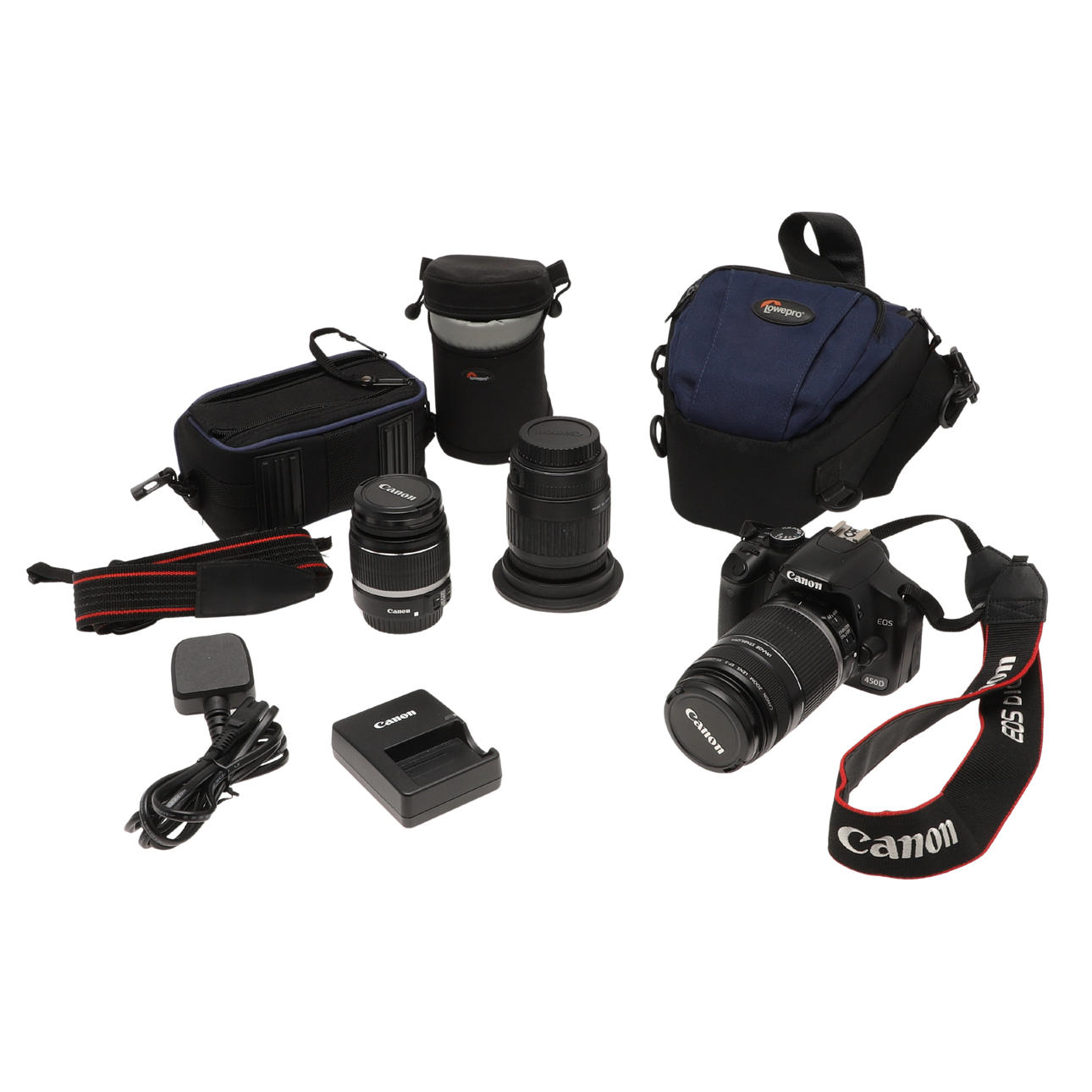 CANON EOS 450D KAMERA, OBJEKTIVE UND ZUBEHÖR.