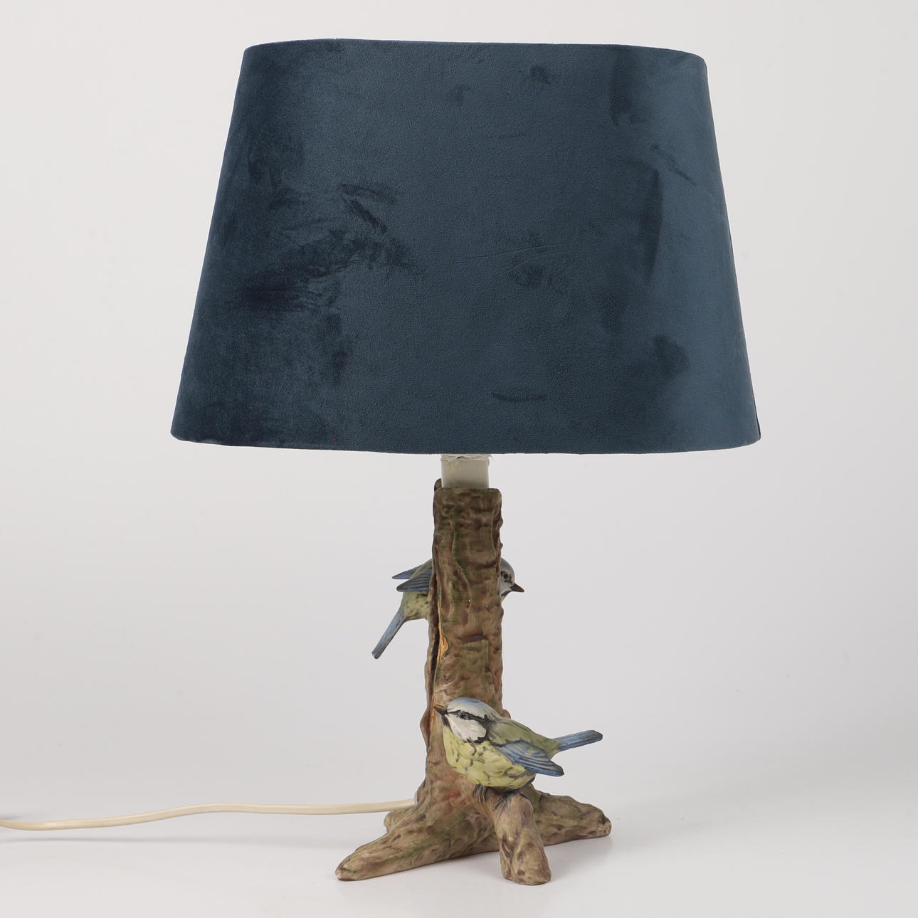 TABLE LAMP, porcelain, Goebel, Germany.