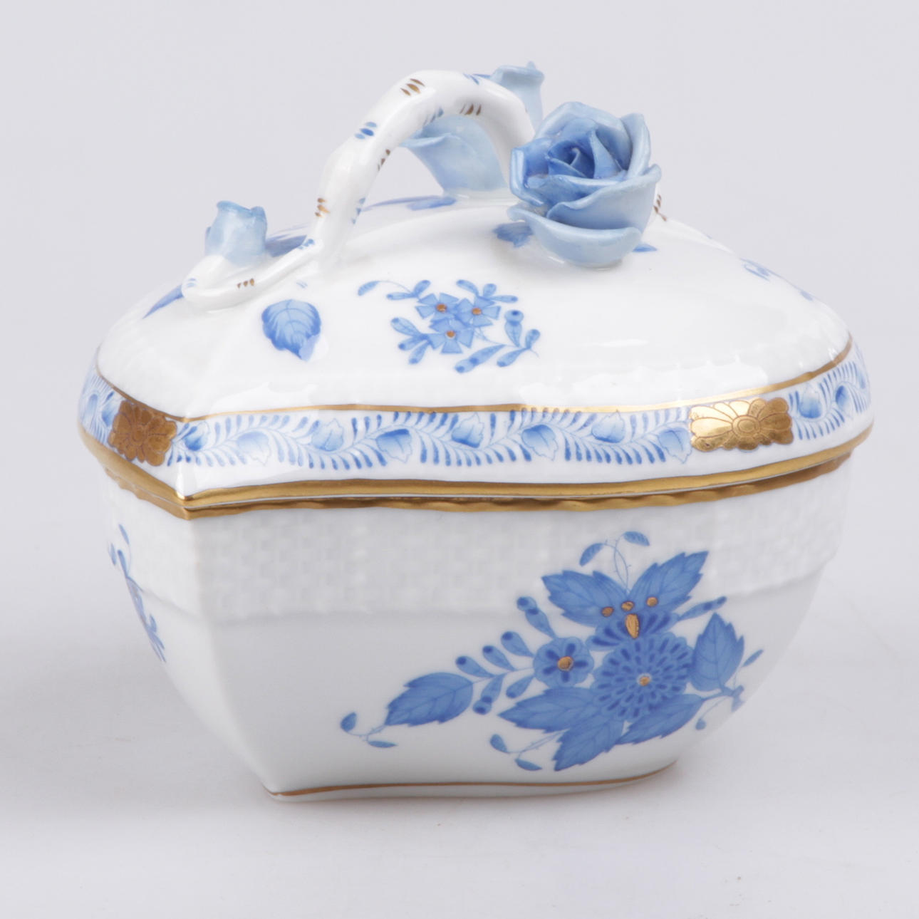 LOCKSKÅL, porslin, Herend, Ungern, 1900-tal.