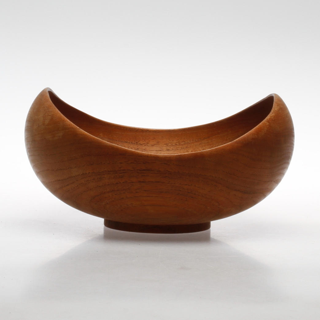 SKÅL, teak, Danmark, omkring 1900-talets mitt.