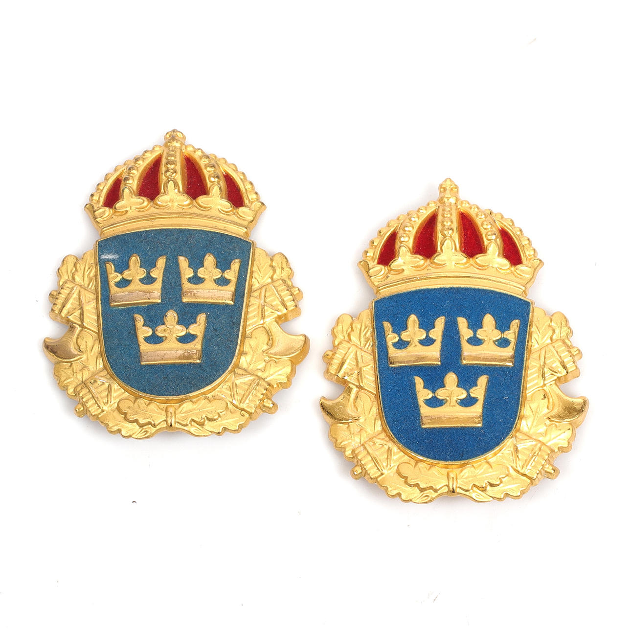 EMBLEM, 2 st, polis, Sverige, 1900-tal.