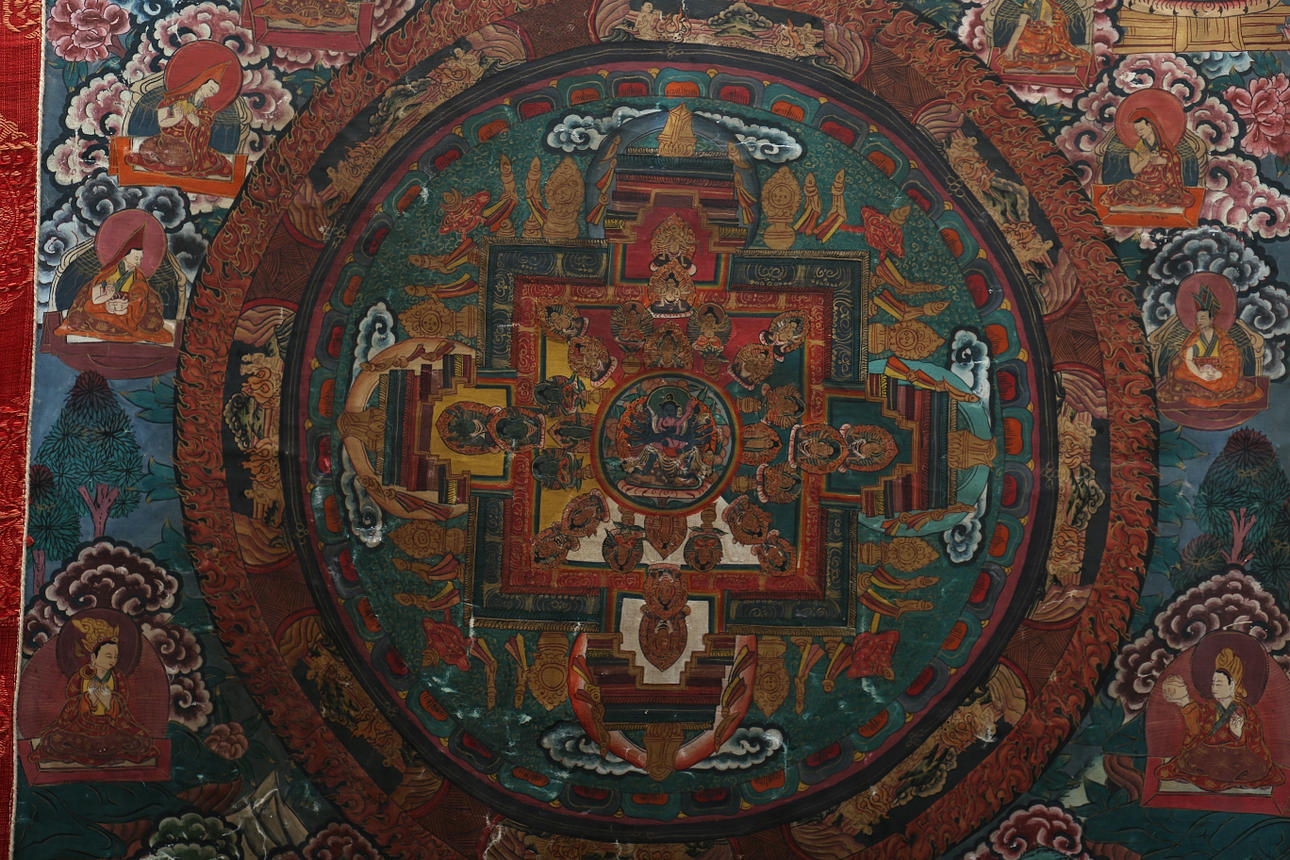 TIBETAN SCHOOL, 20TH CENTURY. Kosmogoni.