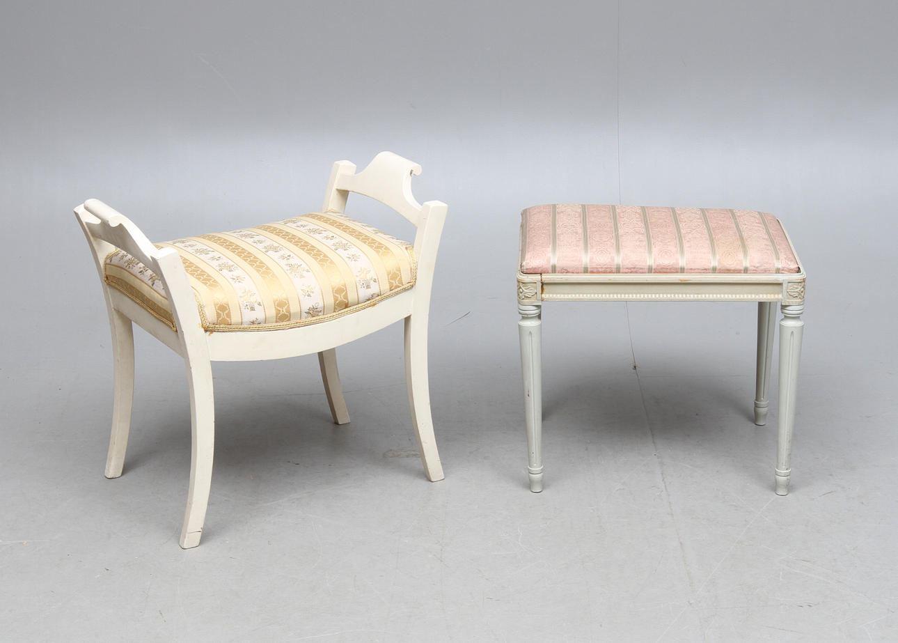 TABURETT, BANKETT, 1900-tal.