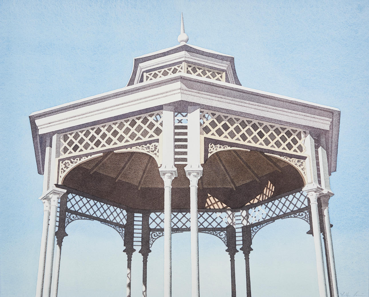 LOTHAR BRAUN (GEB. 1931). Pavillon.