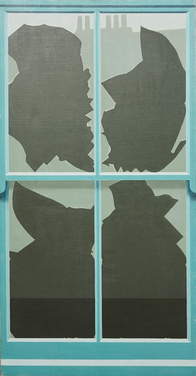 LOTHAR BRAUN (GEB. 1931). Broken window.