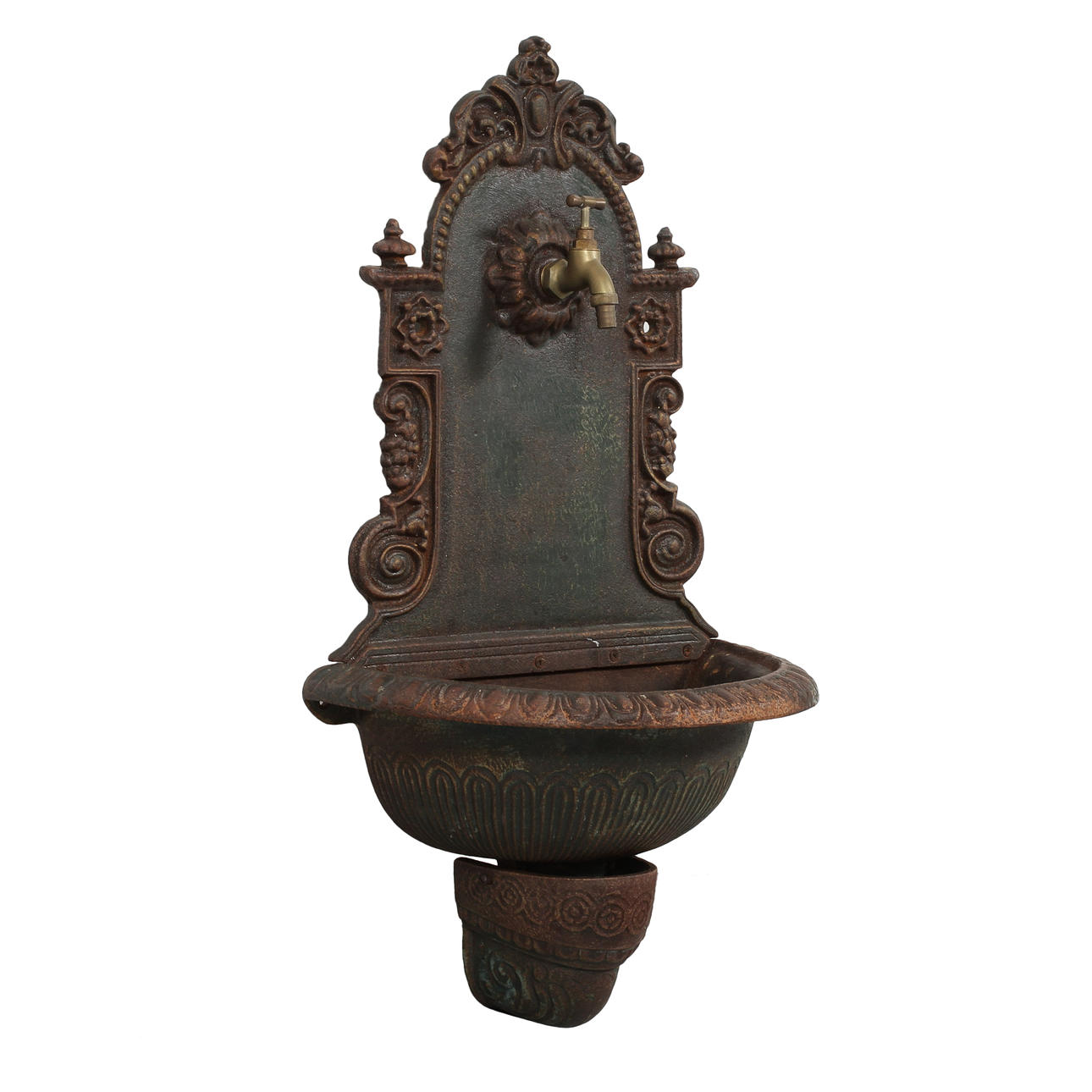 VÄGGFONTÄN, gjutjärn, 1900-tal.