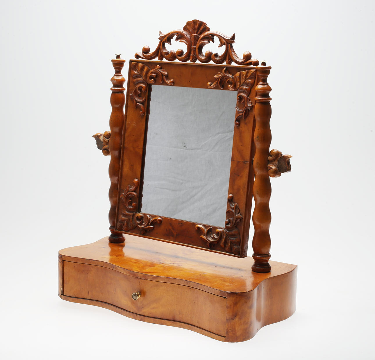 LÅDSPEGEL, björk, 18/1900-tal.