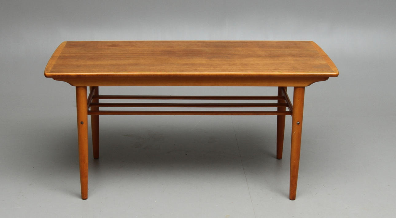 SOFFBORD, med tidningshylla, 1950/60-tal.